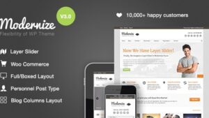 Modernize (v3.4.0) Flexibility of WordPress
