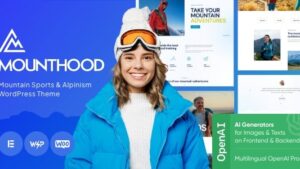 Mounthood (v1.3.2) A Modern Ski and Snowboard School WordPress Theme