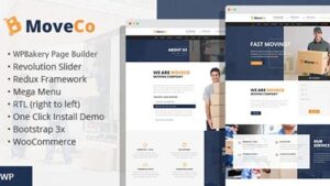 MoveCo (v1.4) Logistics Company WordPress Theme