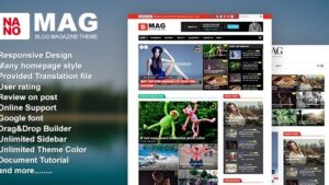NanoMag (v1.7) Responsive WordPress Magazine Theme