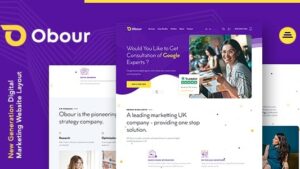 Obour (v1.2.0) Digital Marketing Agency WordPress Theme