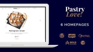 Pastry Love (v1.2.9) Bakery & Cake Shop WordPress Theme