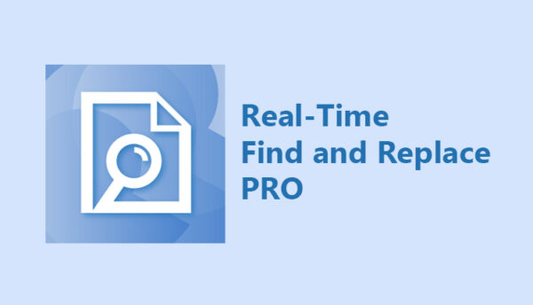 Fixed* Real-Time Find and Replace Pro v4.1