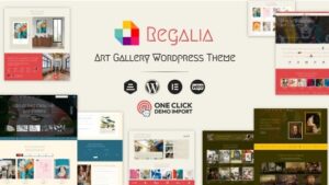 Regalia v1.0.1 Artist Portfolio, Art Gallery Theme