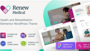 Renew Medical (v1.1.1) Physiotherapy & Rehabilitation Clinic Medical WordPress Theme