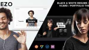 Rezo (v1.0.2) Resume, vCard, CV WordPress