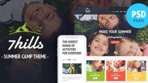 SevenHills (v1.6.2) Hiking Summer Camp Children WordPress Theme