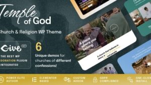 Temple of God (v1.2.0) Religion and Church WordPress Theme