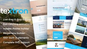 Textron (v1.6) Industrial WordPress Theme + WooCommerce Shop