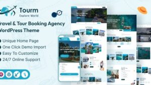 Tourm (v2.1.0) Travel & Tour Booking Agency WordPess Theme