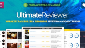 Ultimate Reviewer (v2.21.1) Elementor & WPBakery Page Builder Addon