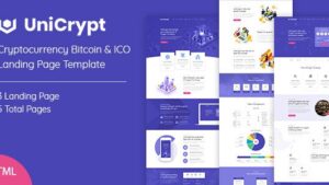 UniCrypt (v1.0.0) Cryptocurrency & ICO WordPress Theme