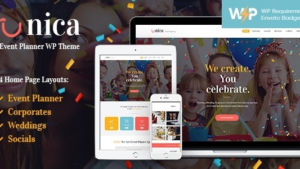 Unica (v1.4.1) Event Planning & Wedding WordPress Theme