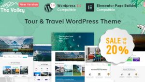 Valley (v2.7.11) Tour & Travel Agency WordPress Theme
