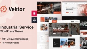 Vektor v1.0.4 Industrial Service WordPress Theme