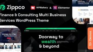 Zippco (v4.2) Business and Finance Consulting WordPress Theme