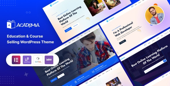 Academia (v8.1) Responsive Education Theme For WordPress