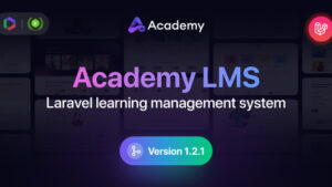 Academy LMS Laravel Learning Management System 1.6 (Activated)