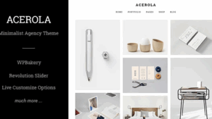 Acerola (v1.6.5) Ultra Minimalist Agency Theme