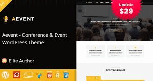 Aevent (v2.9) Conference & Event WordPress Theme