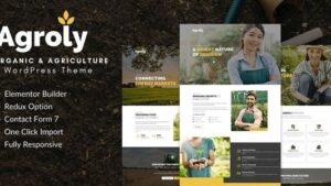 Agroly (v1.0) Organic & amp Agriculture Food WordPress Theme
