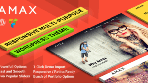 Amax (v1.1.10) Responsive Multi-Purpose WordPress Theme