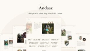 Andaaz (v1.0.1) Lifestyle and Travel Blog WordPress Theme