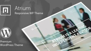 Atrium (v2.8) Finance Consulting WordPress Theme