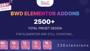 BWD Elementor addons bundle v4.15.1
