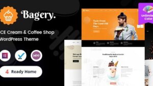 Bagery (v2.0) Ice Cream Shop WordPress Theme