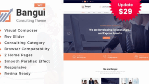 Bangui (v2.1) Business Consulting WordPress theme