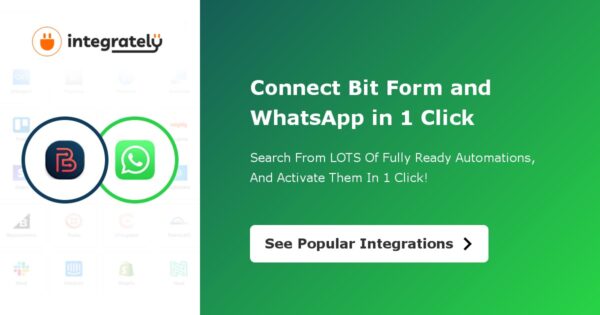 v1.2 BitForm WhatsApp API Integration With Waziper: Effortless WhatsApp Messaging for Form Submissions