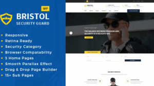 Bristol (v2.5) Security & Guarding Services WordPress Theme