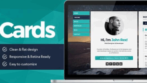 Cards (v1.6) Resume & Portfolio WordPress Theme
