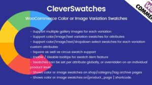 CleverSwatches (v2.2.3) WooCommerce Color or Image Variation Swatches