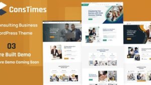 ConsTimes (v2.0.1) Consulting Business WordPress Theme