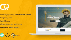 Consta (v1.0) One Page Construction WordPress Theme