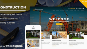 Construction WordPress Theme v3.9
