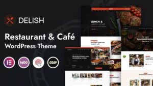 Delish v1.0.1 Restaurant & Cafe WordPress Theme