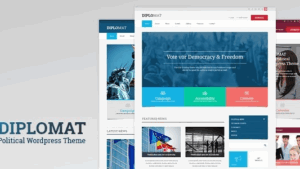 Diplomat (v1.2) Political Campaign, Party, Blog Responsive WordPress Theme