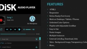 Disk Audio Player For WordPress v2.9