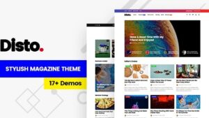 Disto (v1.8) WordPress Blog Magazine Theme