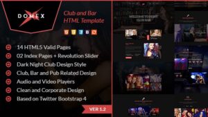 Domex (v1.0) Night Club WordPress Theme