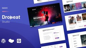 Dropbeat (v1.0) Creative Dance Studio WordPress Theme