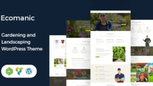Ecomanic (v2.9) Gardening and Landscaping WordPress Theme