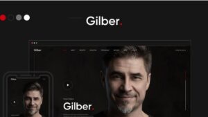 Gilber (1.1.0) Personal CV/Resume WordPress Theme