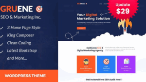 Gruene (v2.6) Digital Marketing WordPress Theme