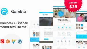 Gumble (v2.3) Business and Finance WordPress Theme
