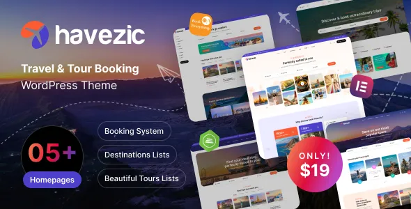 Havezic (v1.1.2) Travel & Tour Booking WordPress Theme