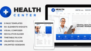 Health Center (v2.2) Medical WordPress theme